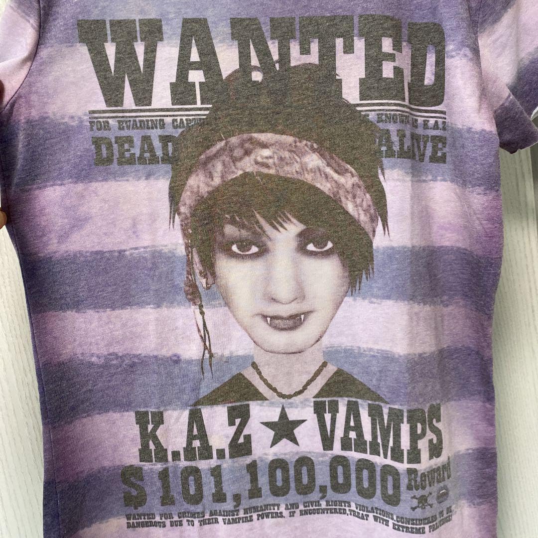L&#39;Arc～en～Ciel - VAMPS K.A.Z グッズ Tシャツ L'Arc～en～Ciel - VAMPS K.A.Z グッズ Tシャツ L'Arc～en～Ciel