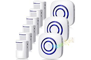 Sistema inalámbrico de alarma con sensor de movimiento para el hogar: protección...