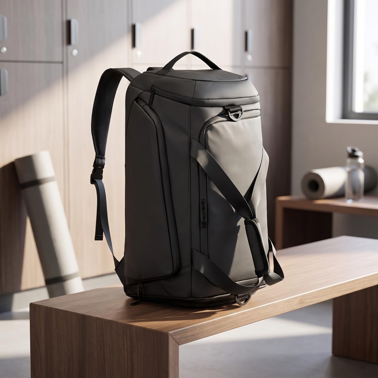 Borsone con Scomparto Scarpe Multitasche Borsone vo Multifunzione Borsa da Aggio per, aggiatori, Piscina