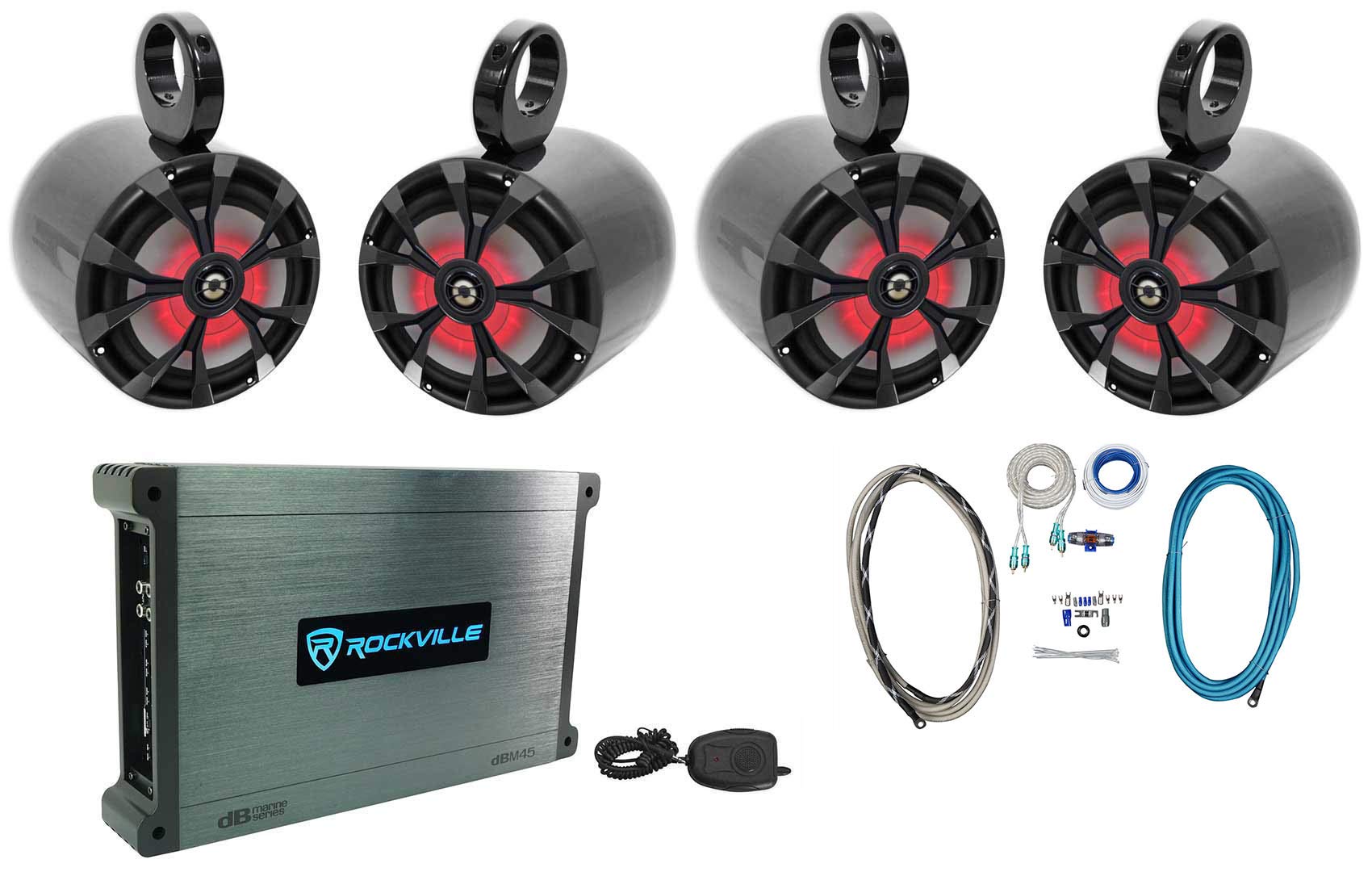 Amazon.com: Rockville RKL80MB Bundle: (4) 8-in 900-Watt 2-Way