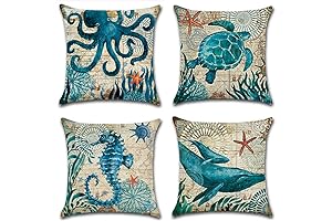 Coastal Cushion Covers for a Tranquil Seaside Retreat: ULOVE LOVE YOURSELF Mediterranean...