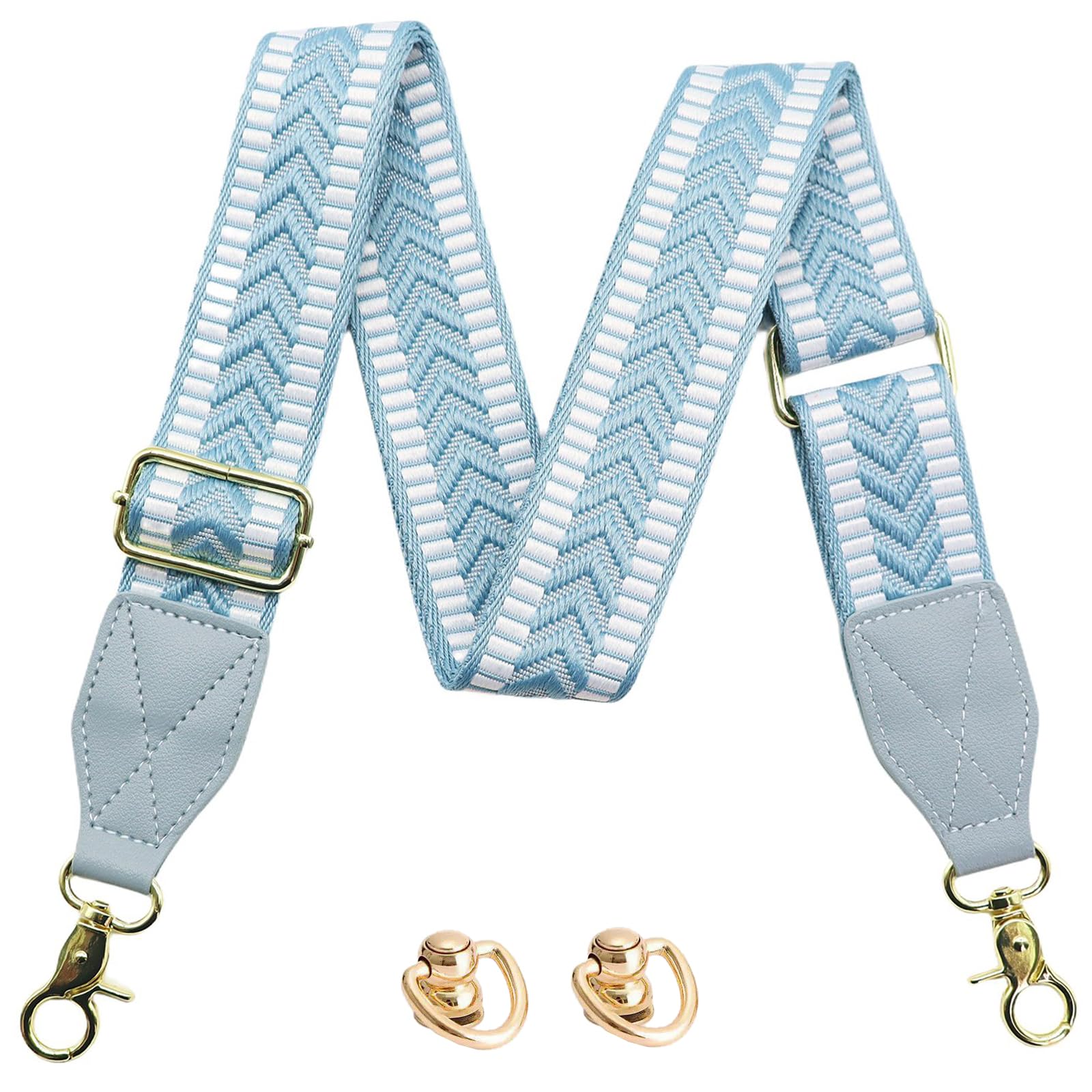 LEMEDE Purse Strap Replacement Crossbody 1.5" Wide Shoulder Strap Adjustable Straps Handbag Strap Replacement Belts
