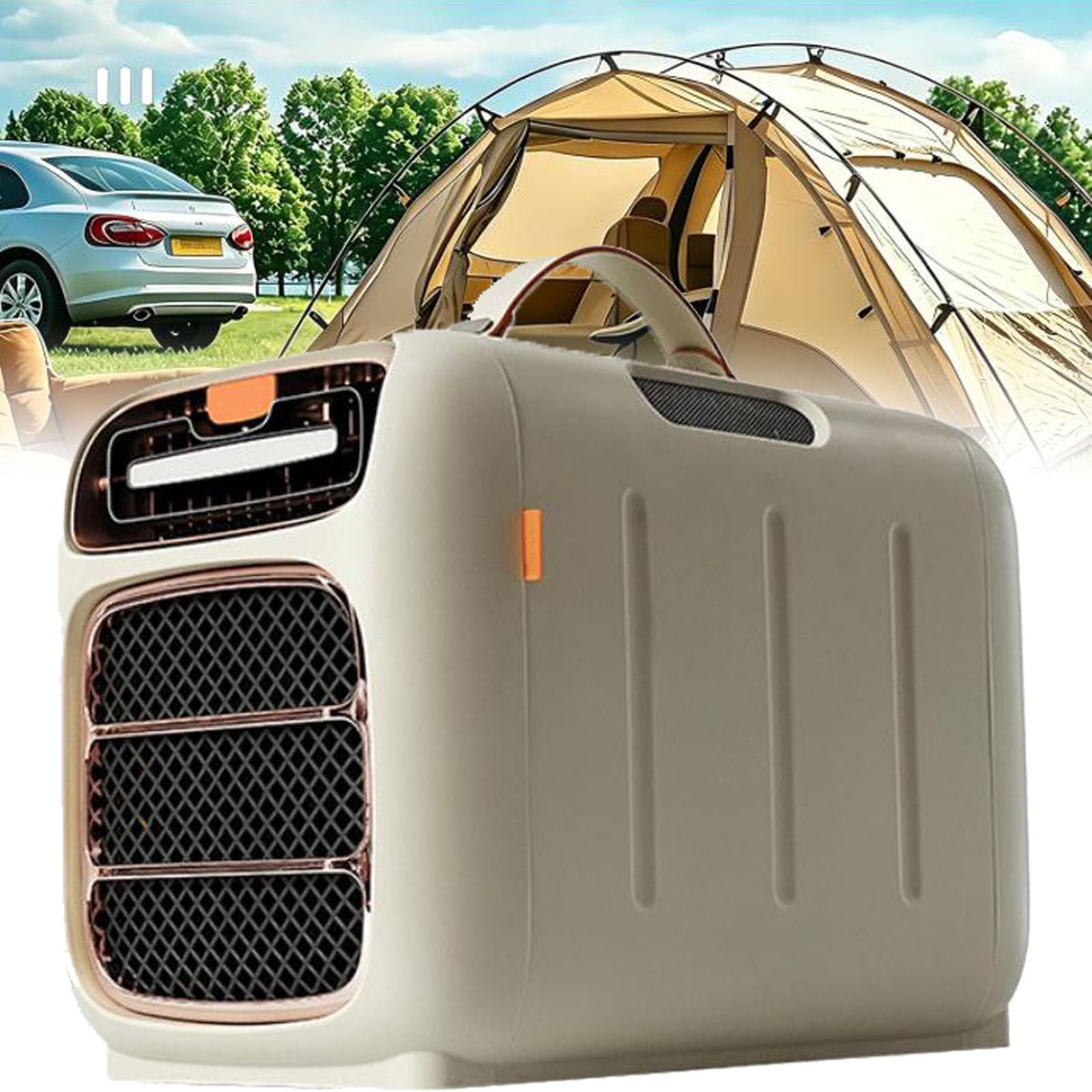 LJCSSD Portable Outdoor Air Conditioner for Caravans and Camping, GMCC Compressor, Self-evaporating, Sleep Mode Timer for and Trucks Refrigeration&Heating