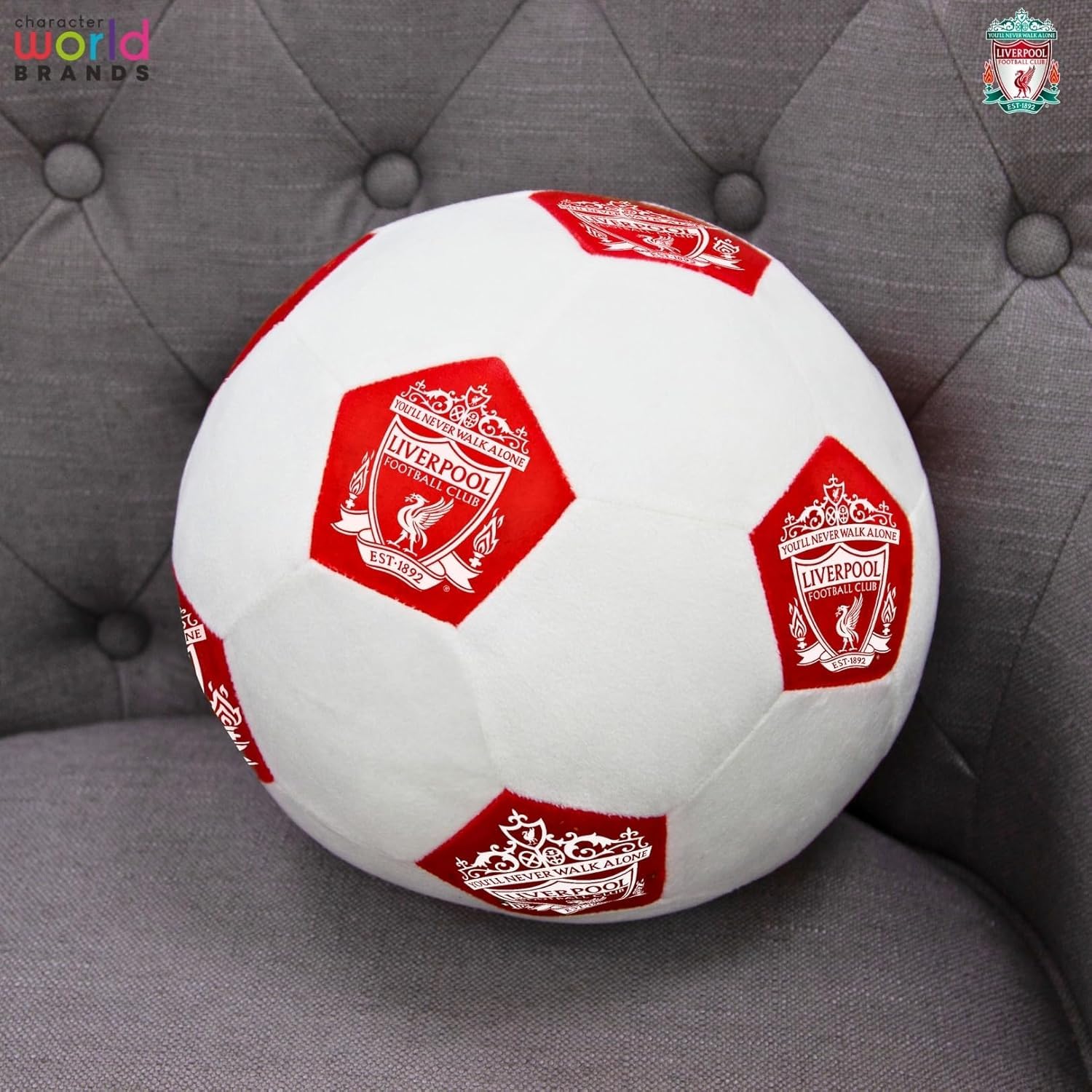 Amazon.com: Character World Liverpool YNWA 3D Soccer Cushion