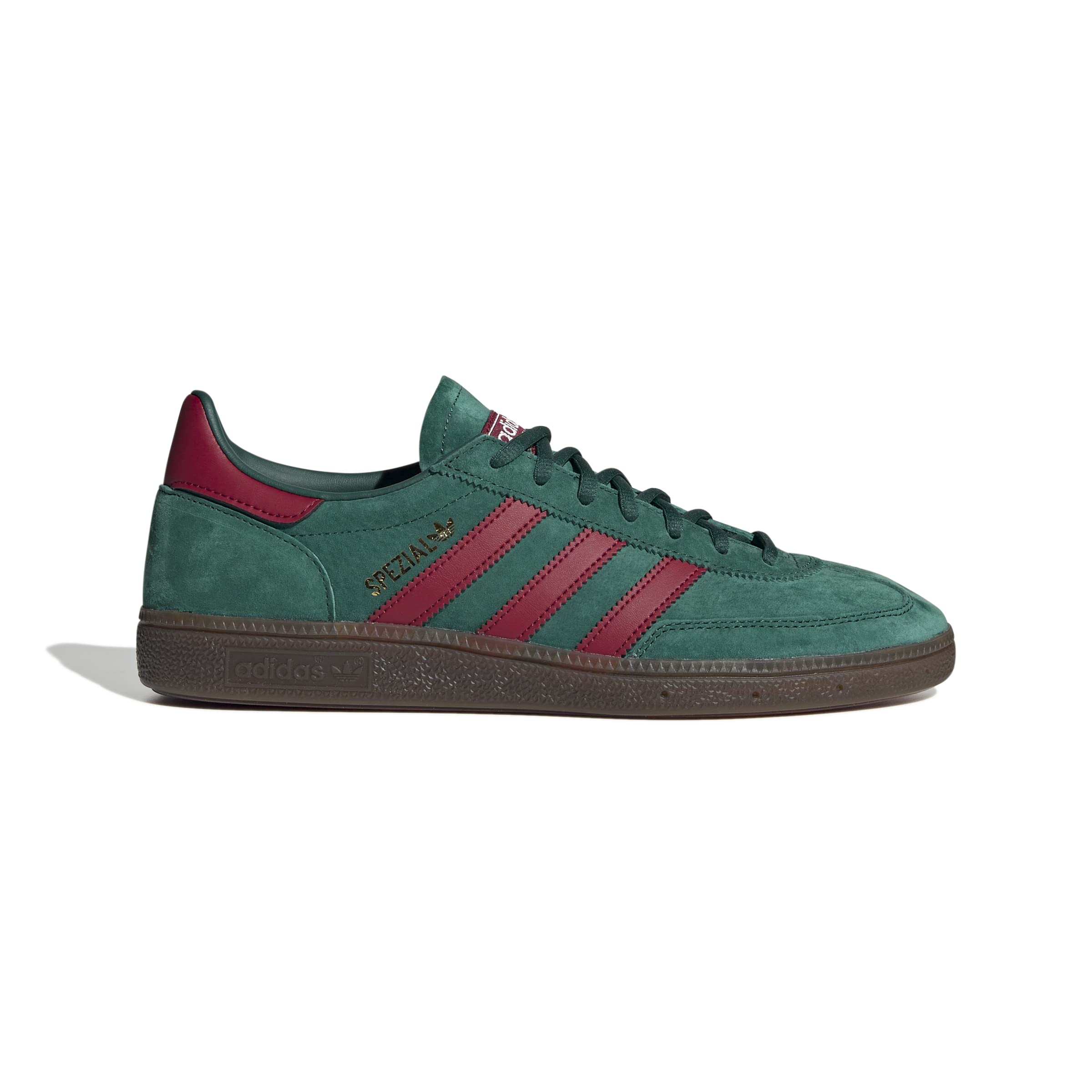 adidas Handball Spezial Womens Sneakers: 6 Collegiate Green Collegiate Burgundy Gum5