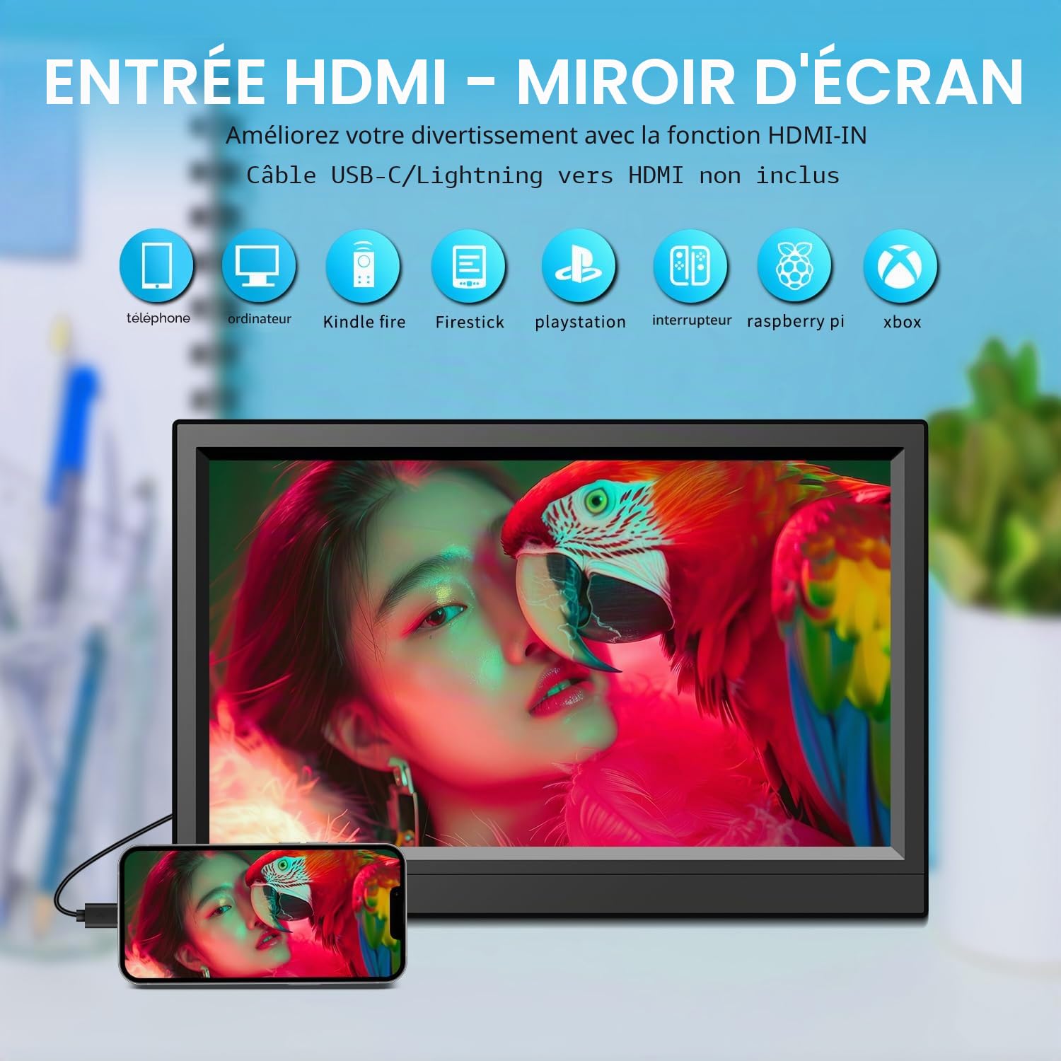 ZOSHING Petit téléviseur 12,5" avec tuner numérique T2 Freeview, casque, ports HDMI et USB et entrée DC-12 V, pour mini chambre, cuisine, caravane