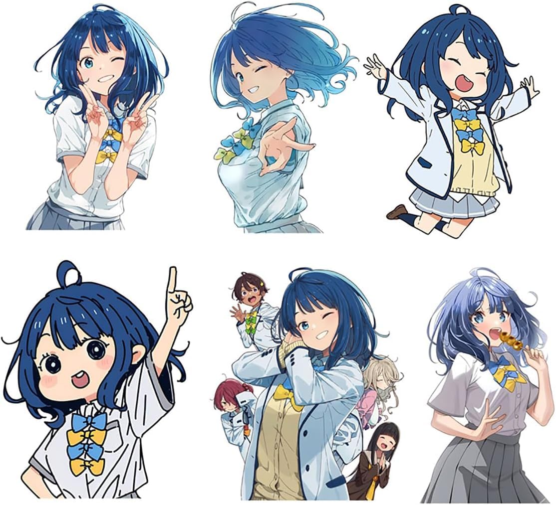 Amazon.co.jp: MARDI 負けヒロインが多すぎる 車ステッカー キャラ 絵