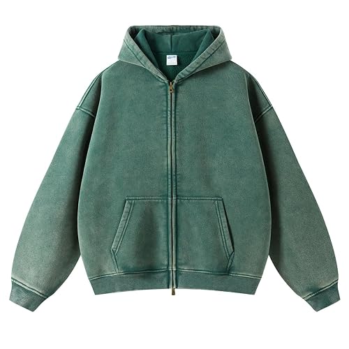 KEEPSHOWING Womens and Mens Zip Up Hoodies Long Sleeve Fall