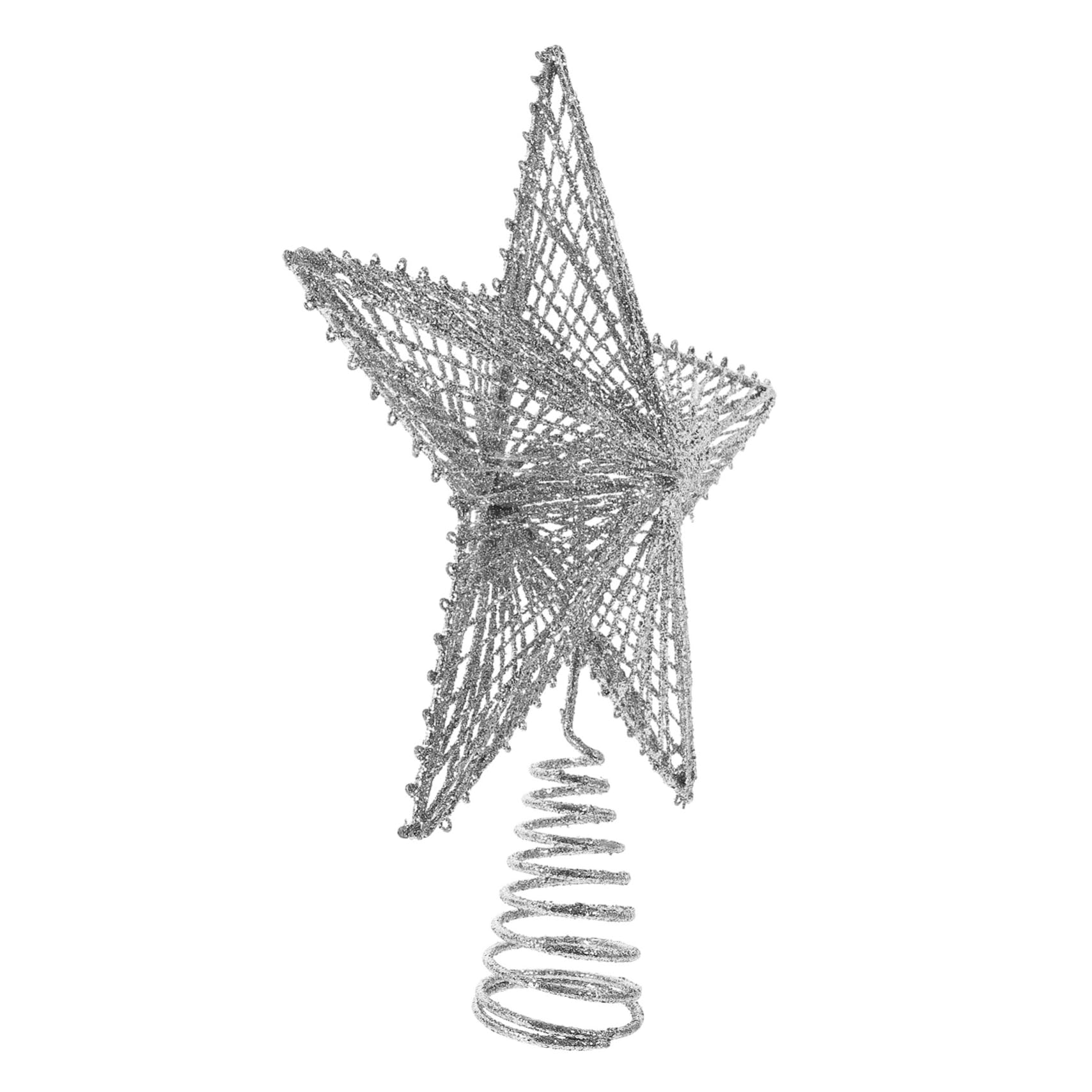 HOMOCONO Weihnachtsbaum-Spitze Aus Glitzerpuder - Goldener Stern Für Deinen Christbaum