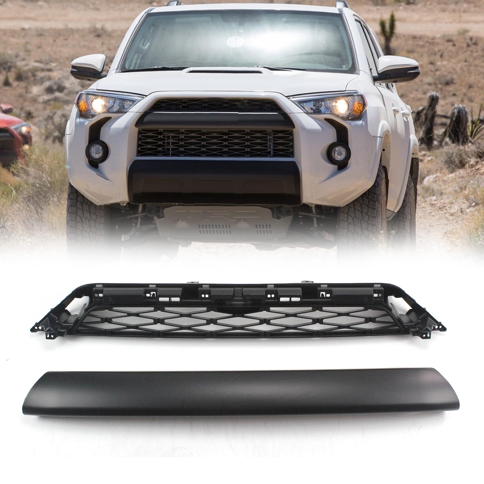 Matte Black Front Lower Grille For Toyota 4Runner TRD/SR5 2014-2020 – Karpal Direct Fit