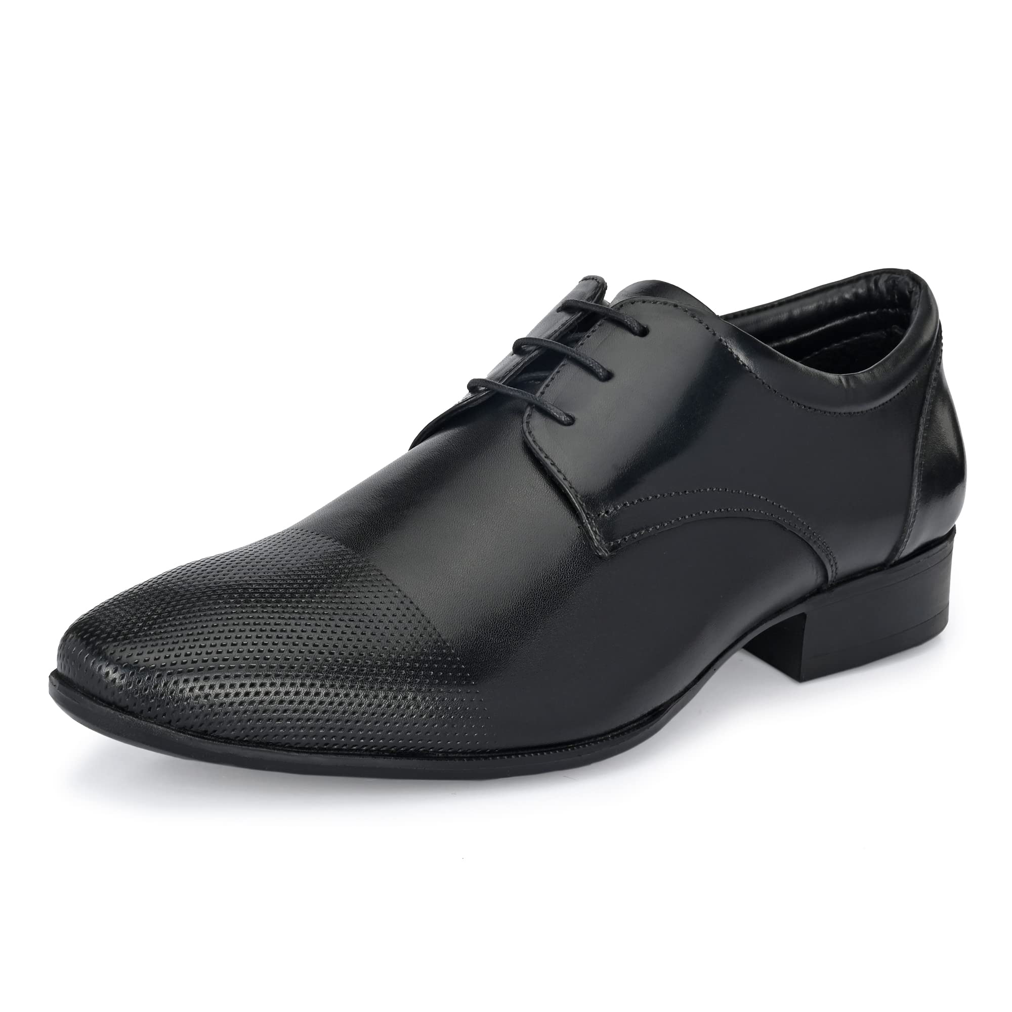 auserio Men's Full Grain Leather Derby Lace Up Formal Shoes | Anti Skid Sole & Waxed Laces | Antimicrobial & Heat-Insulating | Memory Foam Padded Insole | Shoes for Office & Parties (SSE 397.398.399)-picture-21