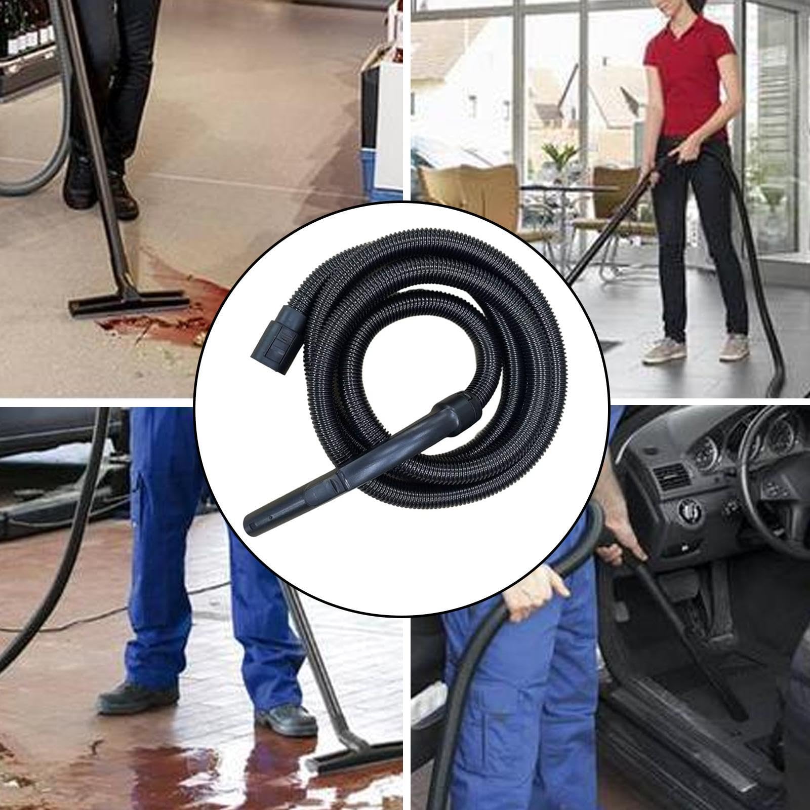 Manguera de Repuesto para Aspiradora, Manguera de Conexión, Adecuada para WD2, WD3, WD4, WD5, 3.5 M