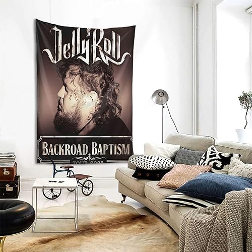 Miniatura 7 de Kingscom Tapiz de gelatina para colgar en la pared, tapiz impreso en 3D, decoración del hogar, 60 x 40 pulgadas