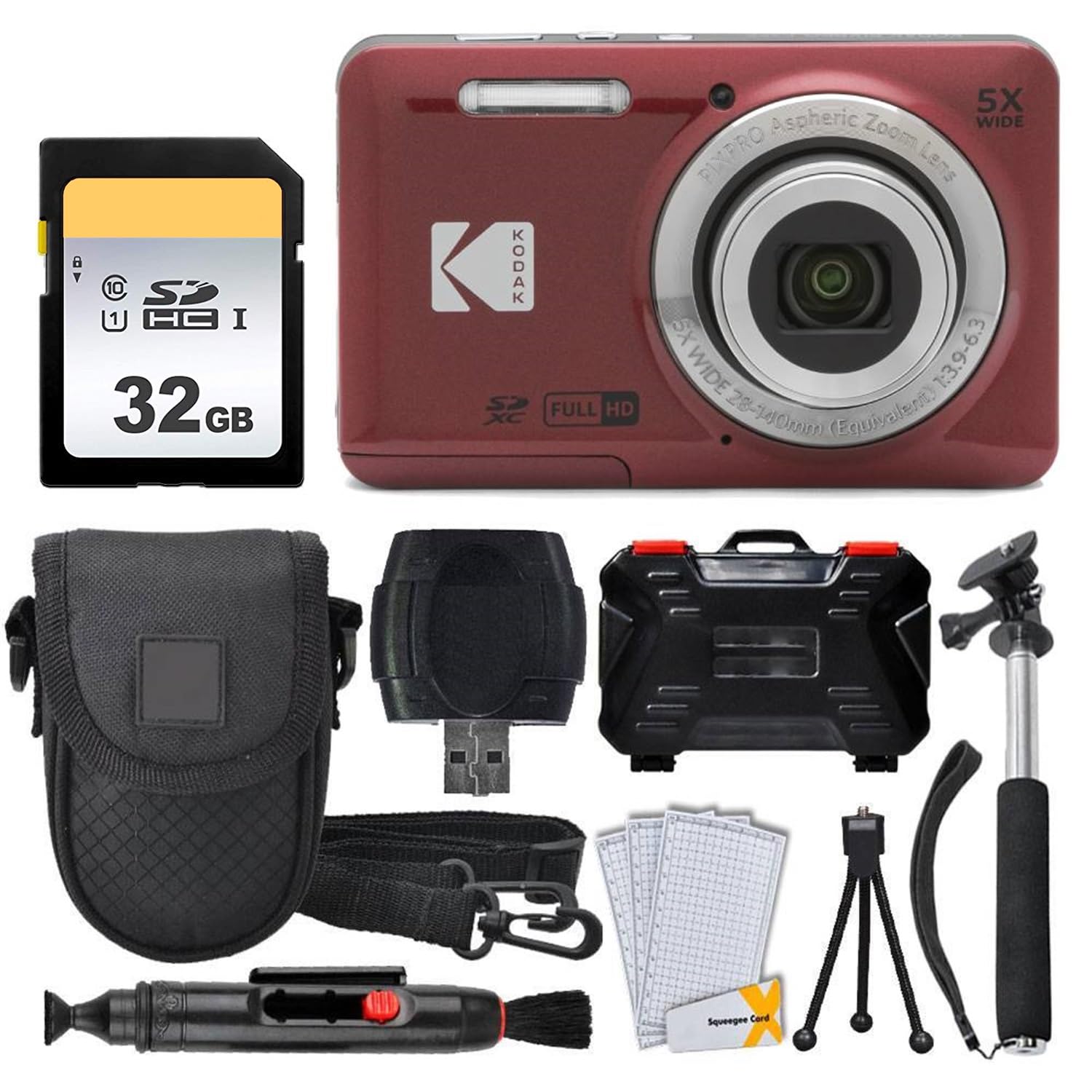 ［新品未開封］Kodak PIXPRO FZ55 デジタルカメラ ブラック PIXPRO コダック KODAK FZ55 BK ブラック FRIENDLY ZOOM デジタル