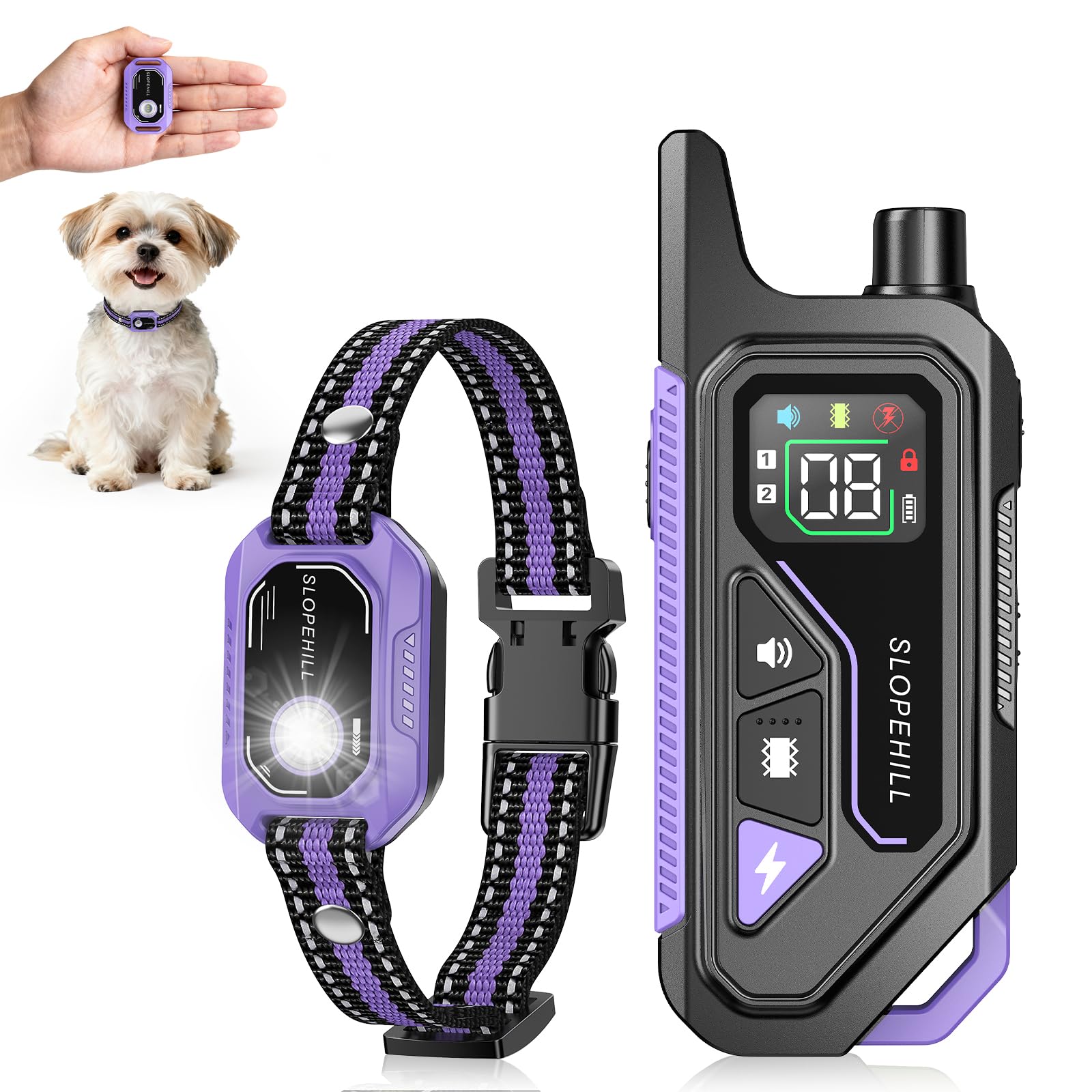 SLOPEHILL Mini Shock Collar for Small Dogs