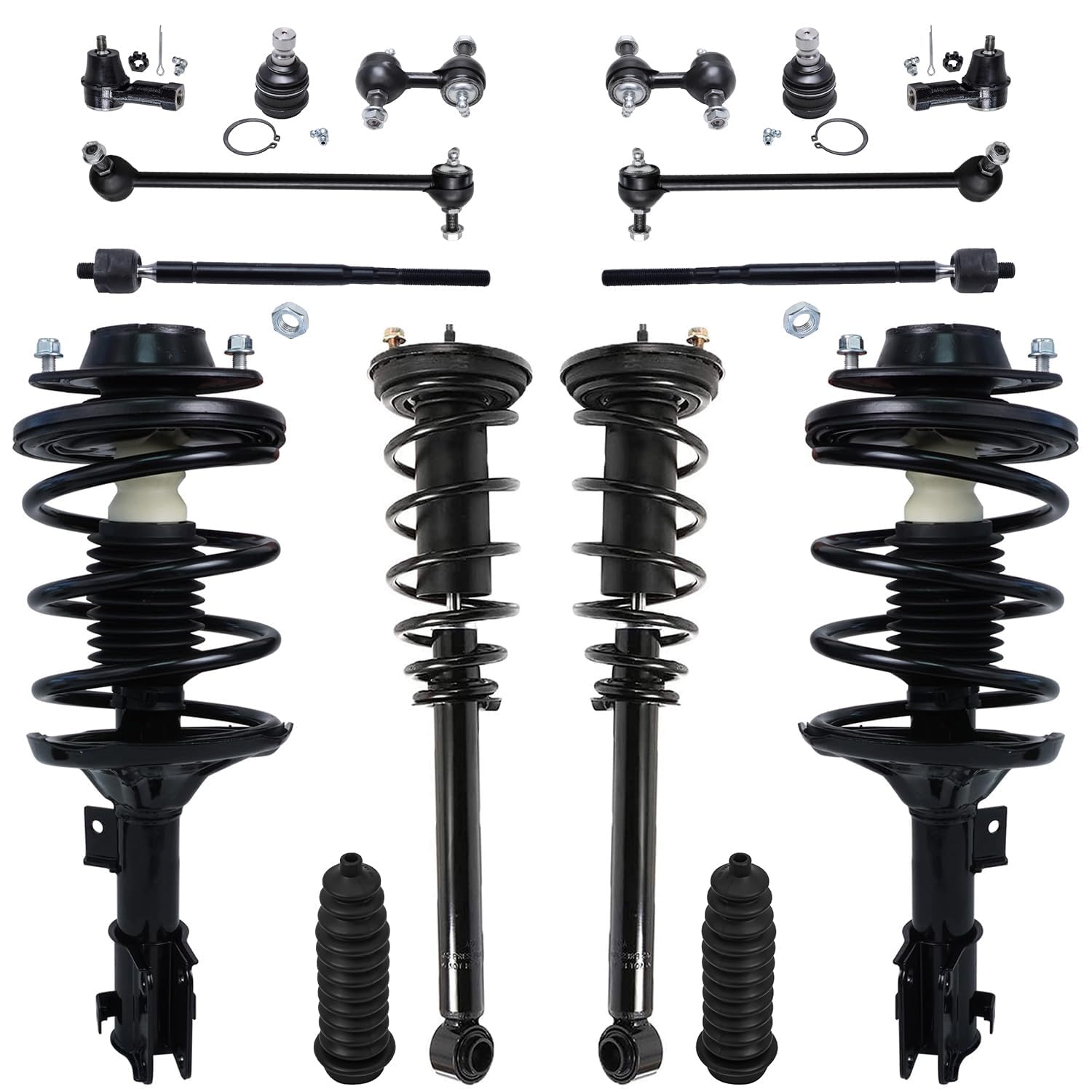 Detroit Axle - Front End 16pc Suspension Kit for 00-05 Mitsubishi Eclipse