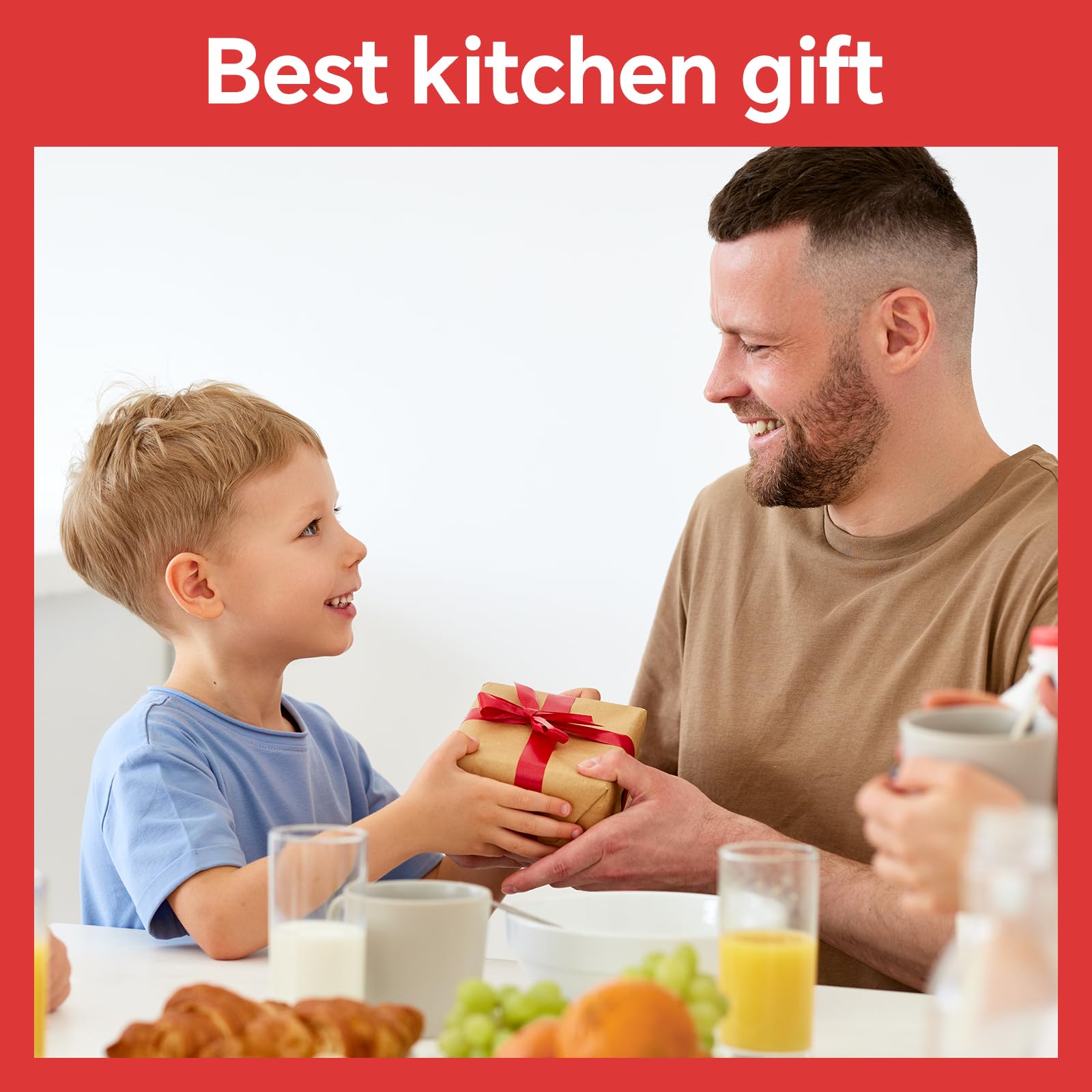 Apriscatole elettrico a mani libere, apriscatole con un solo tocco, apre automaticamente la lattina per qualsiasi dimensione bordo liscio e sicuro miglior regalo per chef senior e mamma..