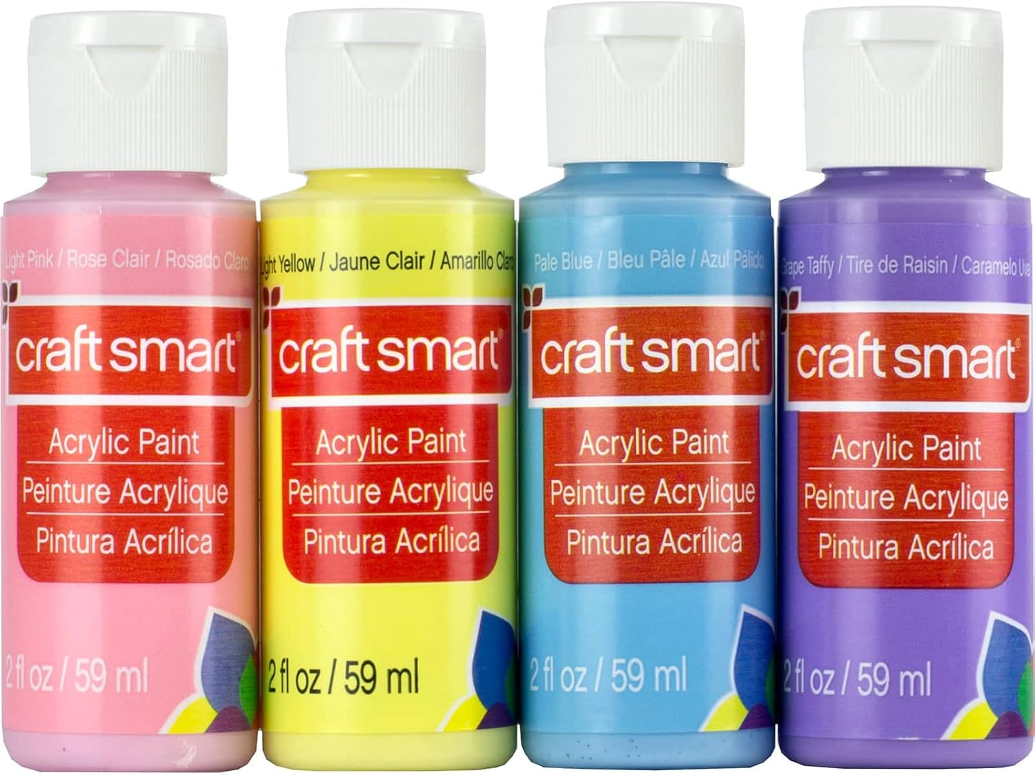 Craftsmart Color Chart Amazon.com: Craft Smart 12 Packs: 4 ct. (48 total) Pastel Acrylic Paint ...