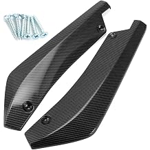 Bumper Guard 2PCS/SET For BMW E46 For M3 2001-2006 Car Accessories Rear Bumper Lip Diffuser Splitter Canard Spoiler Body Kit Protection Cover Rear Diffuser BumperCarbon Fiber Look