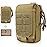 WYNEX Tactical EDC Pouch, Molle Utility Pouches Gadget Organizer Phone Holder Waist Pack Smartphone Pouch Tool Holster Pocket Khaki
