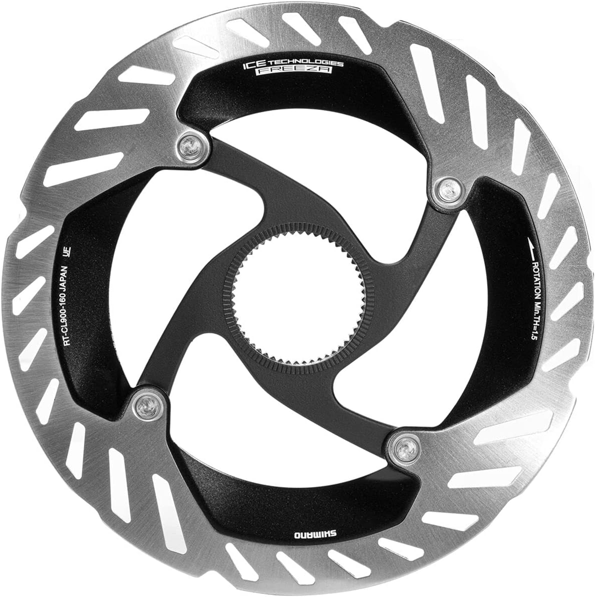 SHIMANORT-CL900 Rotor - Centerlock Silver, 160mm