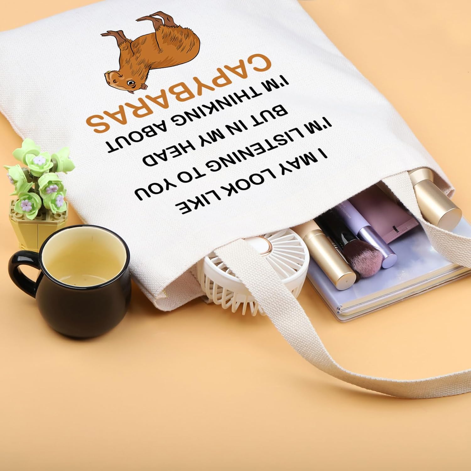 Capybara Make-up-Tasche Mit Spruch — Lustige Geschenkidee Für Tierliebhaber
