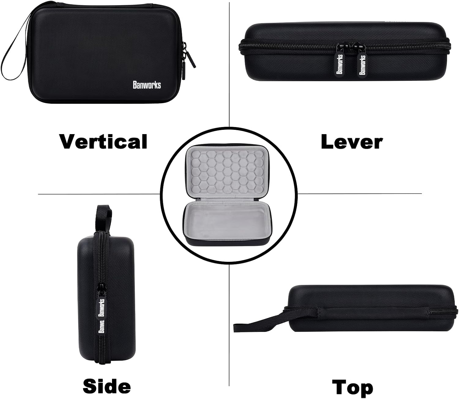 Banworks PU Hardshell Case Custom Fit for All KORG Volcas (Volca Sample/Bass/Mix/Drum, Etc.), Analog Synth/Sampler Sequencer/Drum Machine Storage Protective Bag JT/HCQSNB-08 (Case Only, 1 Piece)