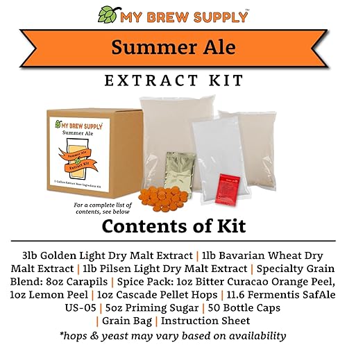Miniatura 3 de Summer Ale Homebrew Kit de ingredientes de extracto de cerveza de 5 galones por My Brew Supply