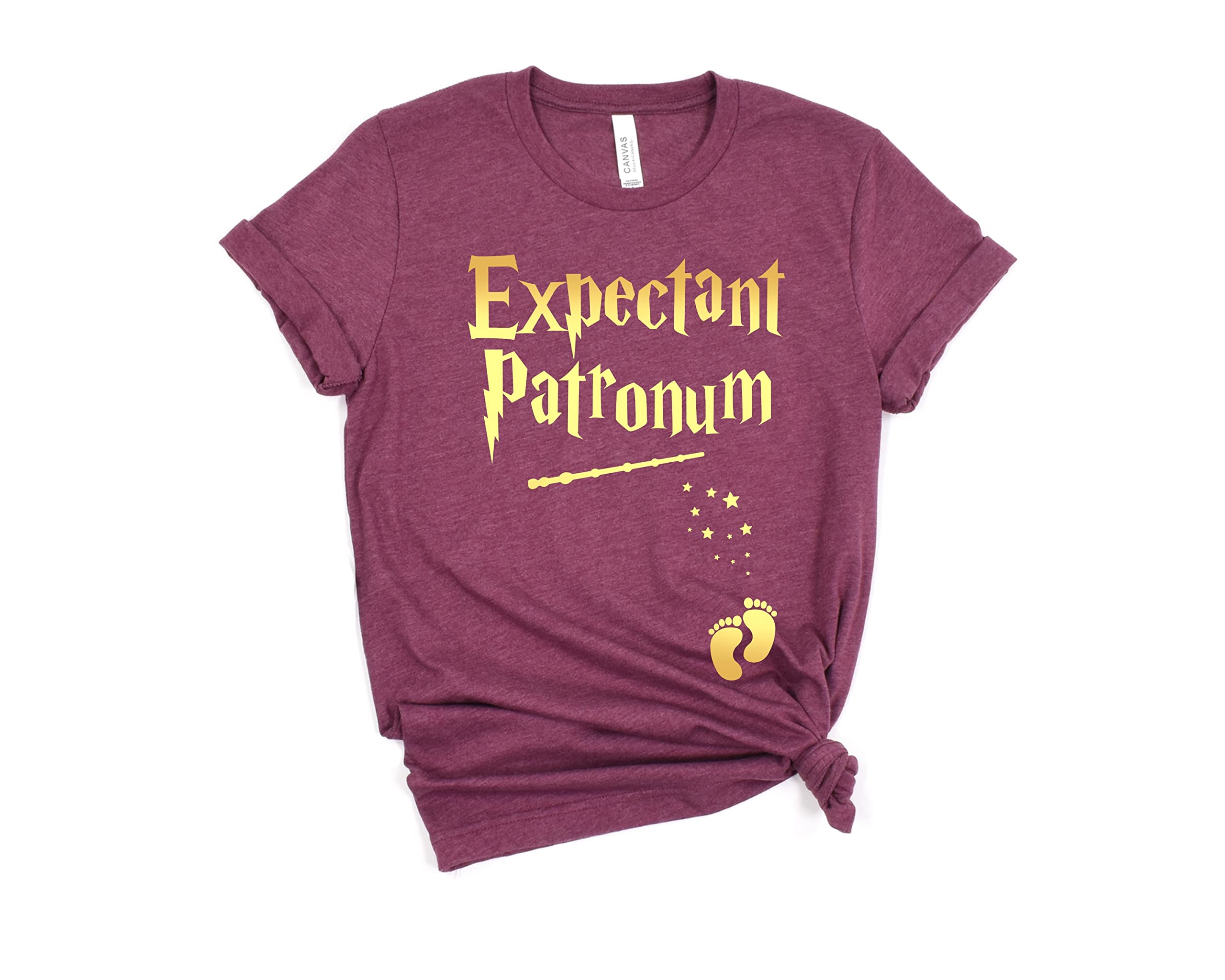HandmadeMom Expectant Patronum T-Shirt, Mothers Day Tee, Pregnancy Announcement Shirts For Women, Baby Shower Gifts, Harry Shirt, Novelty Graphic Mother Tees, Pregnant Tops, Maternity Clothes