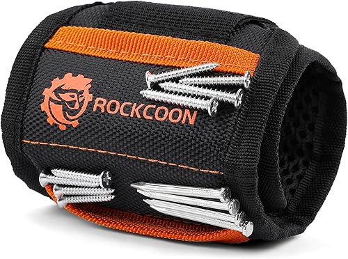 Pulsera magnética con 20 potentes imanes, pulsera de herramienta para tornillos, clavos y brocas de perforación, regalo para marido, papá, manitas y