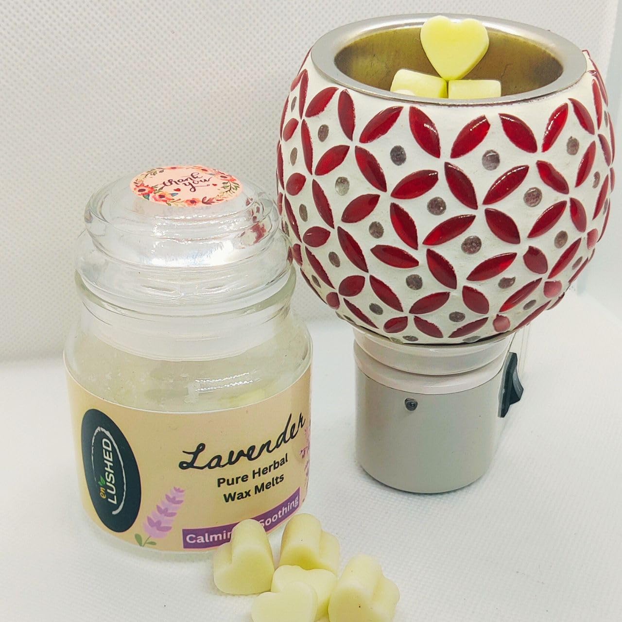 ENLUSHED Herbal Wax Melts with Essential Oils | No Synthetic Fragrance | Calming & Relaxing | Improve Sleep | Uplifts Mood | 100% Organic & Pure | Pack of 1