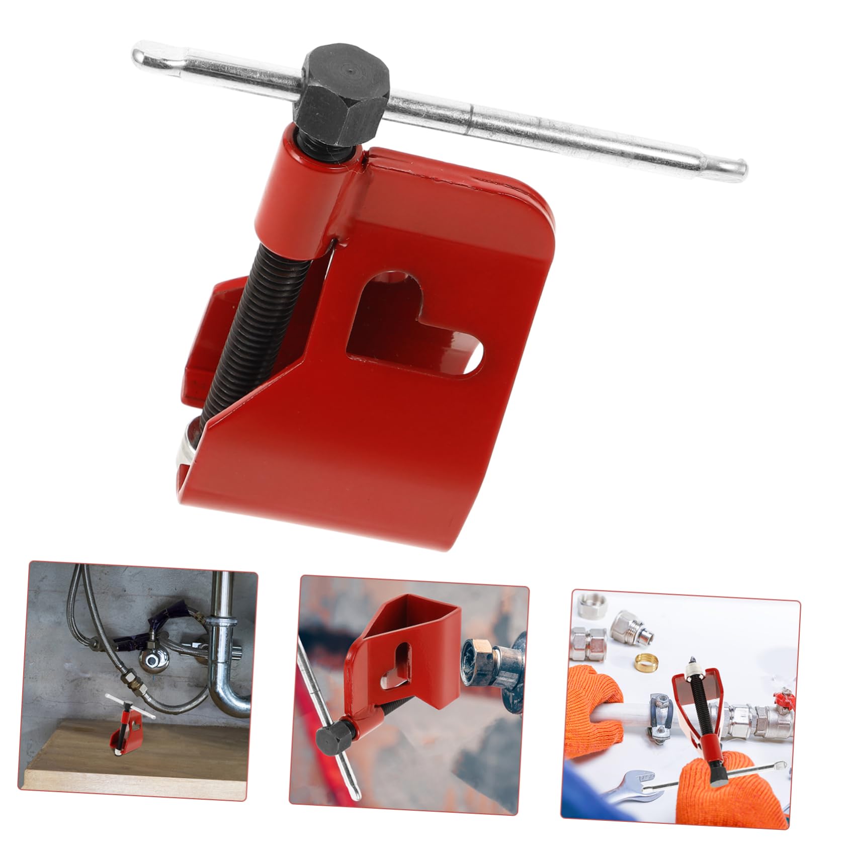 Estrattore Ghiera Compressione in Metallo Rosso per Tubi