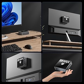BMAX ミニPCセット(15.6インチポータブルモニター)キーボード・マウス付 BMAX ミニPCセット(15.6インチポータブルモニター)キーボード