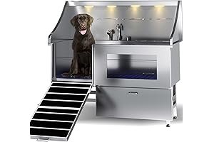 Professional Stainless Steel Dog Bathing Station for Large Dogs