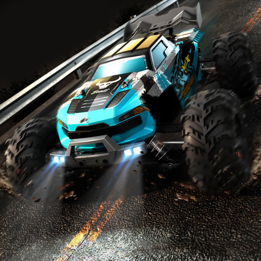 Samochód terenowy RC w skali 1/18, SG116MAX, szybki amfibia, 4WD RC, ciężarówka terenowa ze światłami LED, zdalnie sterowana ciężarówka dla dorosłych (wersja bezszczotkowa)