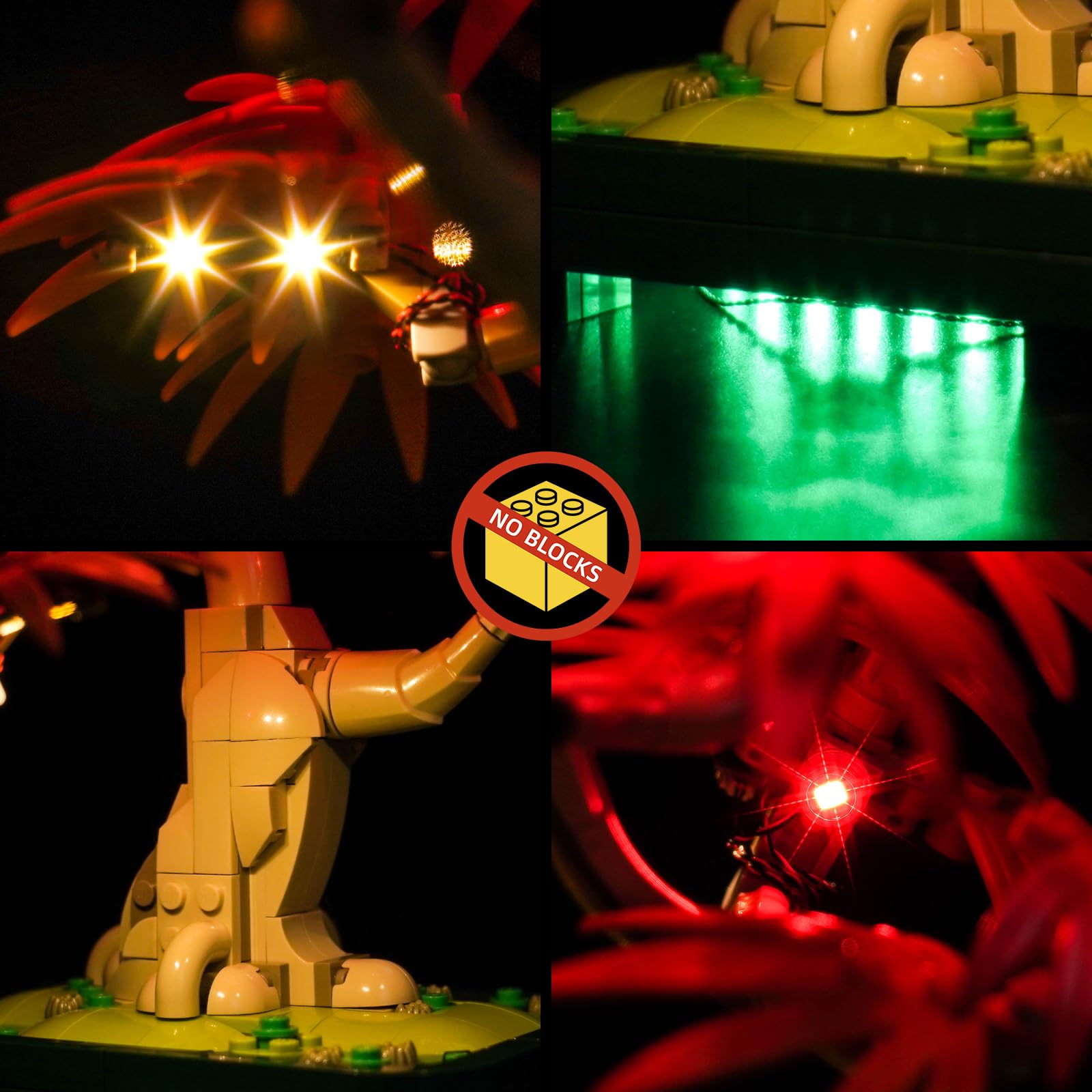 Zestaw świateł LED kompatybilny z Lego Japanese Red Maple Bonsai Tree 10348 (nie jest to model), zestaw oświetleniowy kompatybilny z Lego Japanese Red Maple Bonsai Tree Kreatywna zabawka