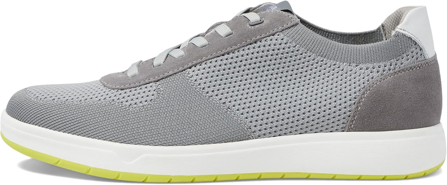 Florsheim Heist Knit 6-Eye Lace-Up Sneaker Gray Knit 12 W (3E)