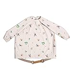 BIBaDO - Long Sleeve Baby Bibs - Babies & Toddlers 6-36 Months - Coverall Baby Led Weaning Bib - Easy Wipe, Soft & Waterproof