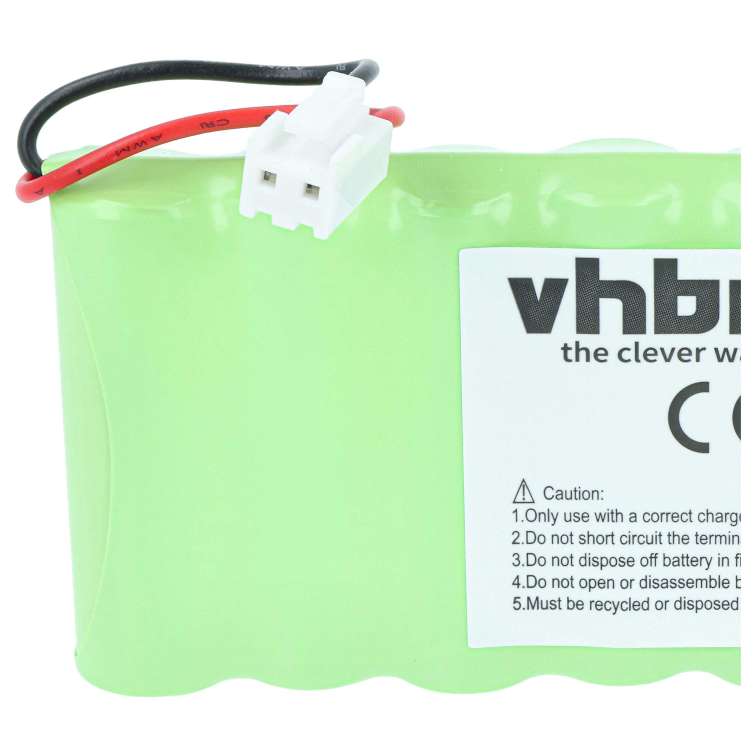 vhbw Batterie Compatible avec Roto ZRO RT SF | ZRO RT SF G3 motorisation de volet, porte, portail (1800mAh, 12V, NiMH)