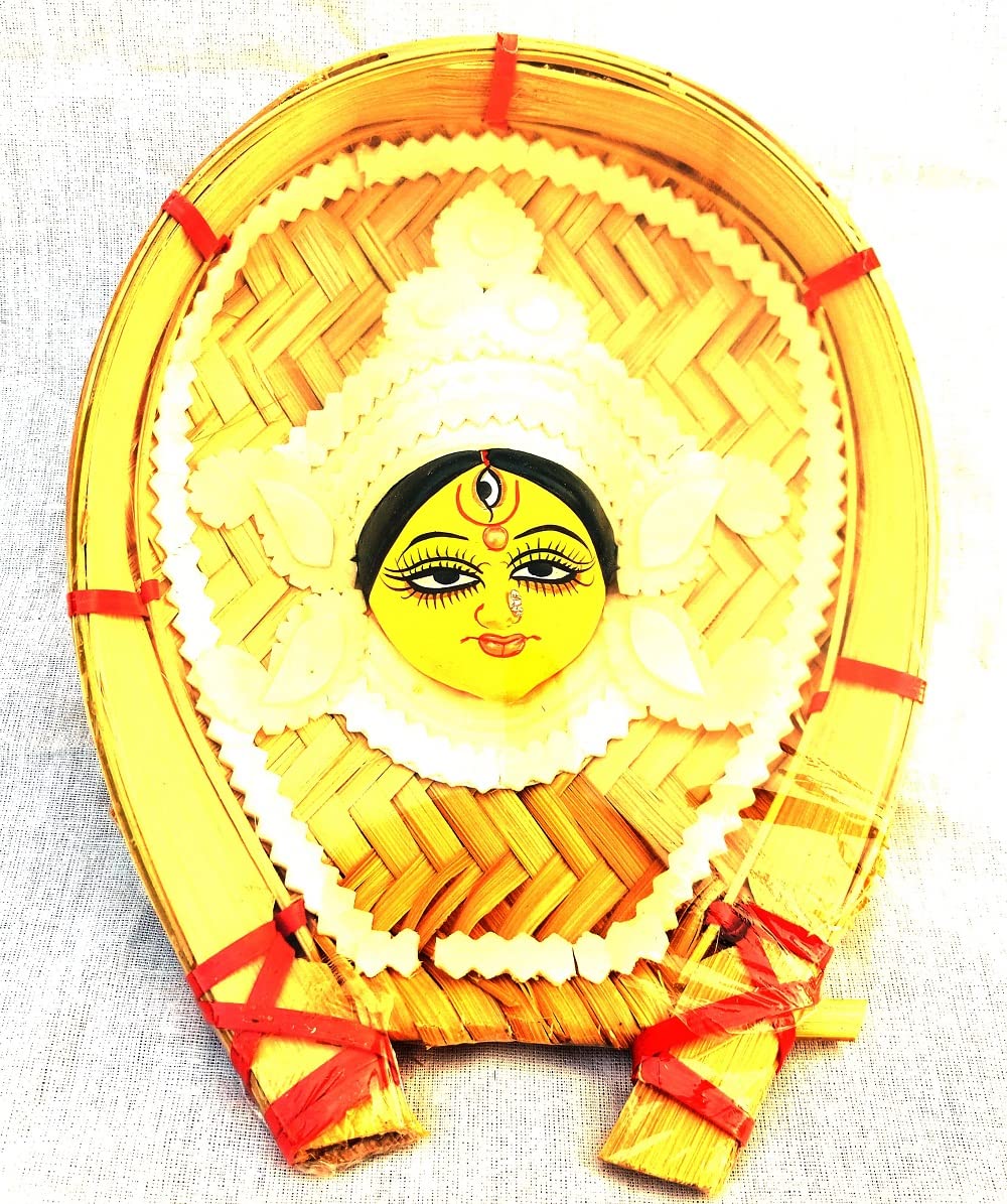 Ananda UDYOG Collection, Terracotta Durga with Bamboo Background