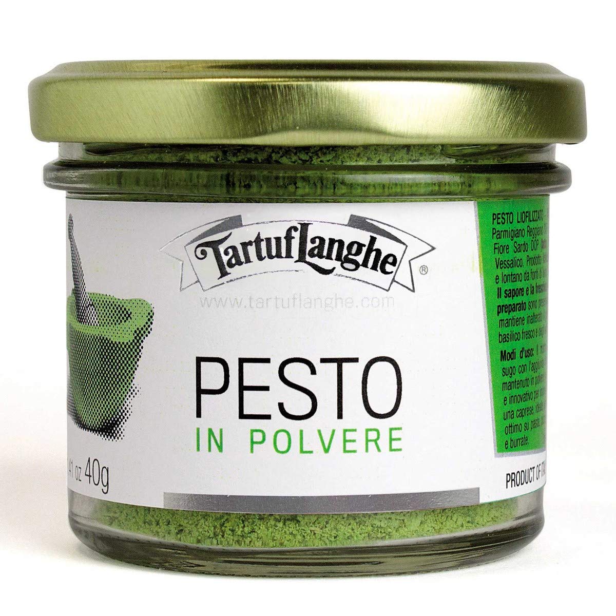 Tartuflanghe - Pesto en Polvo (pesto liofilizado) - 40 gramos