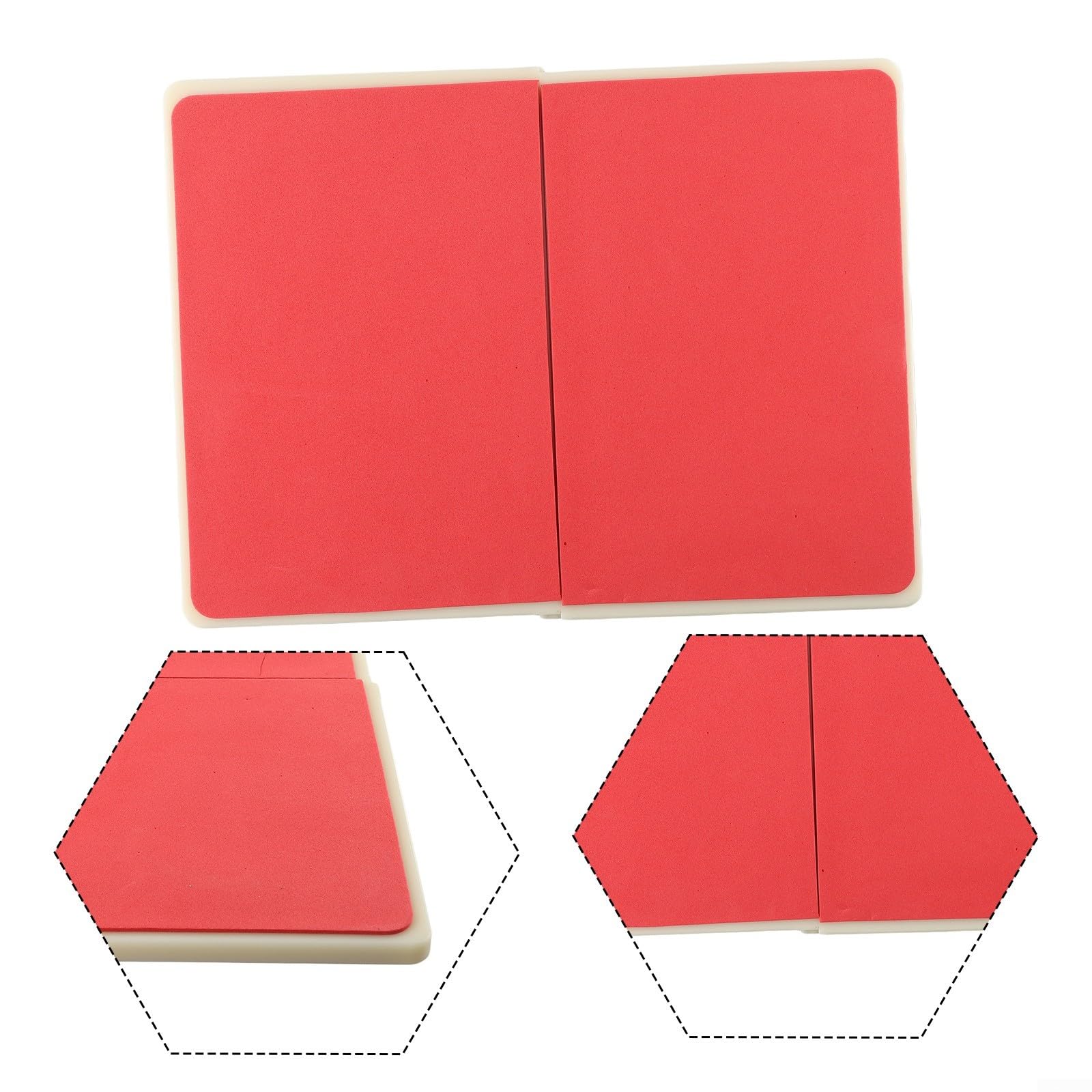 Tabla de entrenamiento irrompible, diseño de interfaz de articulación para entrenamiento de artes marciales reutilizable, 700 g (rojo (más de 15 años))