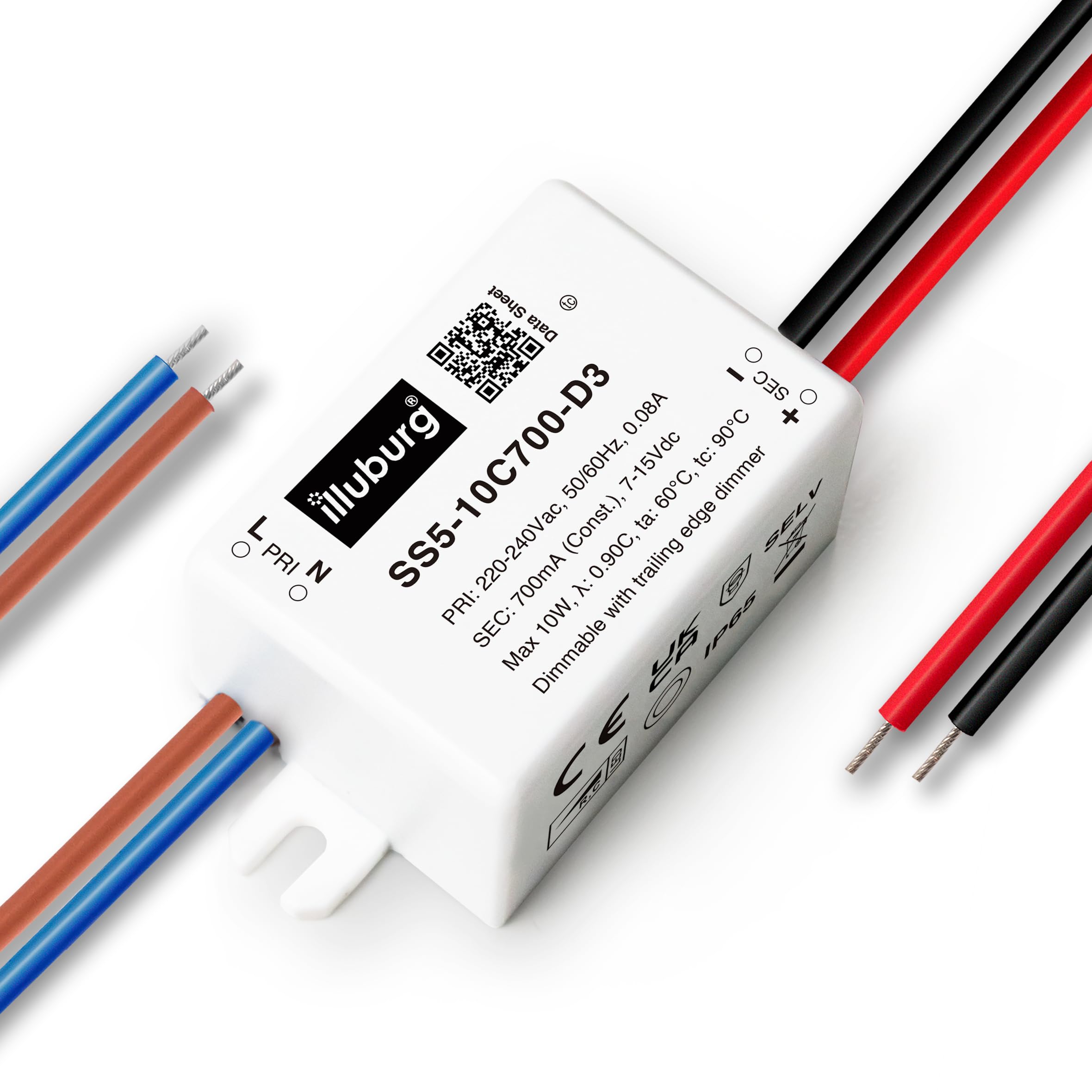 Transformador LED Regulable TRIAC 700mA Corriente Constante 5W - 10W LED Alimentador Fuente de Alimentación