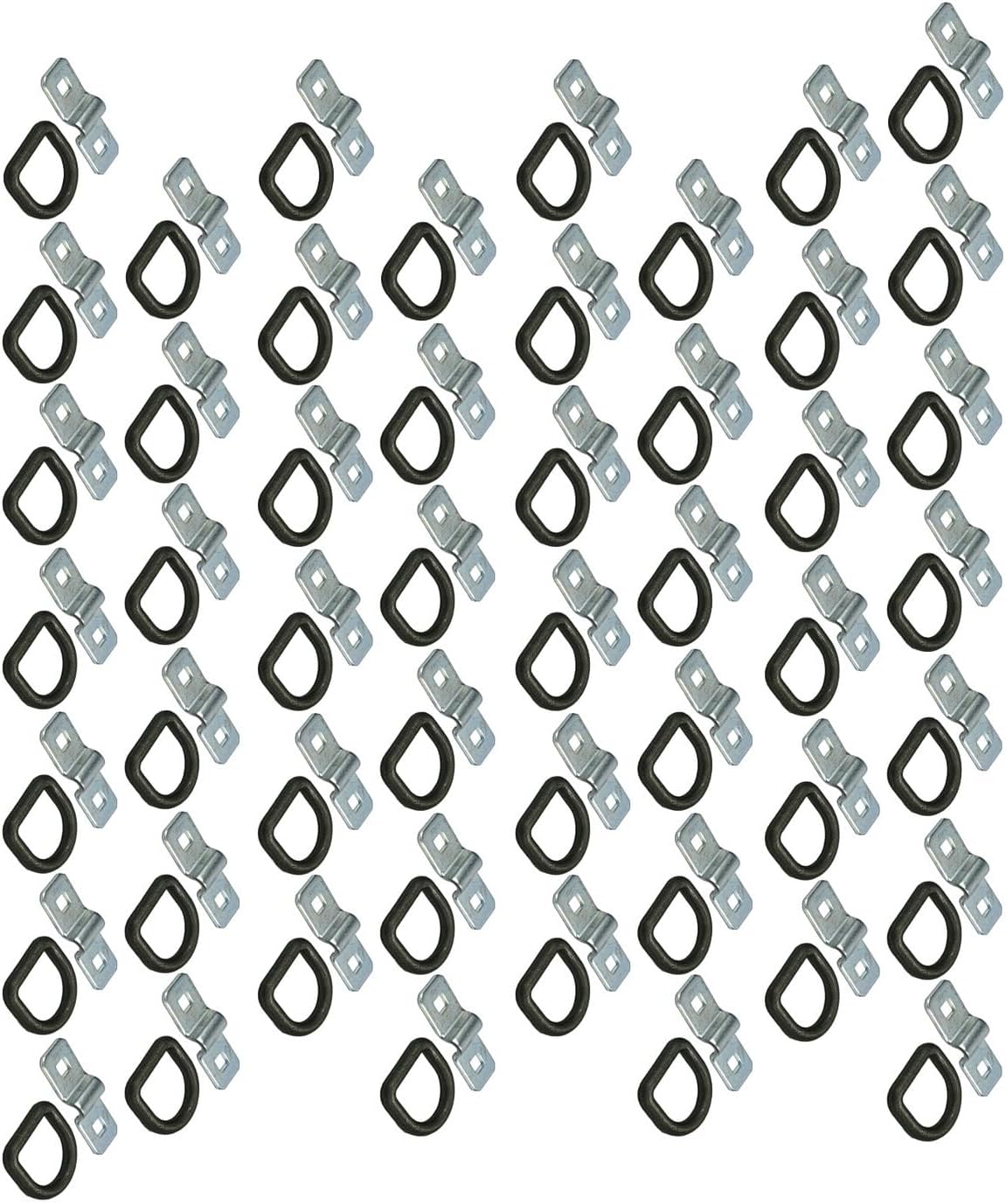 Replacement Part for 50-Pack 3/8" Steel D Rings & Tie Down Rope for Flatbed Trailer Camper B1RO-p19569