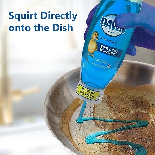 Miniatura 5 de Peaknip Ultra Dawn - Botella exprimible de jabón para platos EZ-Squeze líquido para lavar platos, aroma original, 22 onzas líquidas, paquete de 100