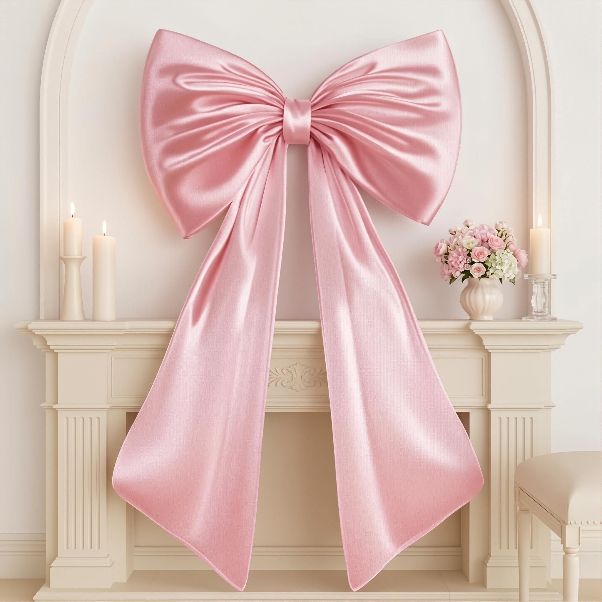 Photo 1 of JOYLIVING Satin Ribbon Giant Bow Decor