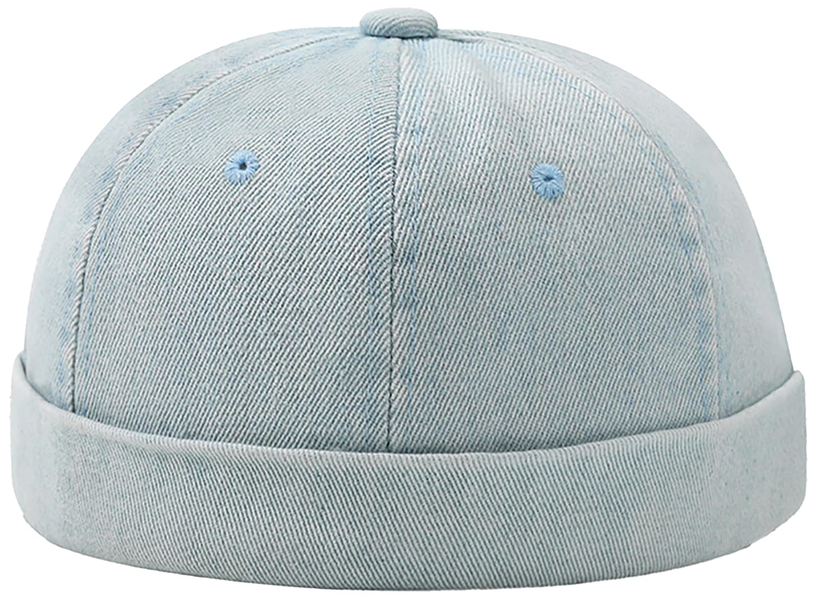 Glamorstar Brimless Dome Hats for Women Men Sailor Beanie Cap Vintage Docker Hat