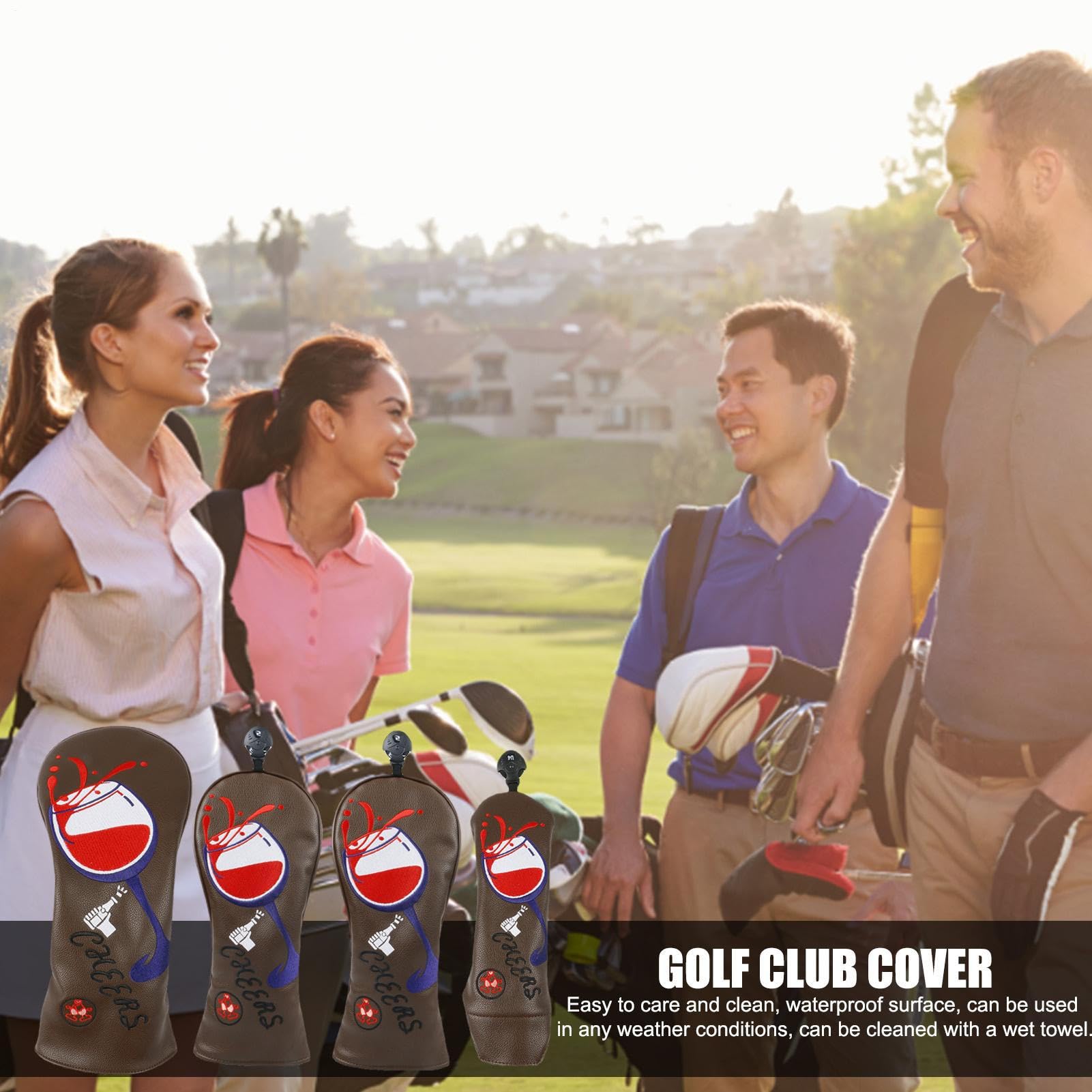 Wood Golf Club Cover - Golf -Headcover -Set, Driverclub Covers