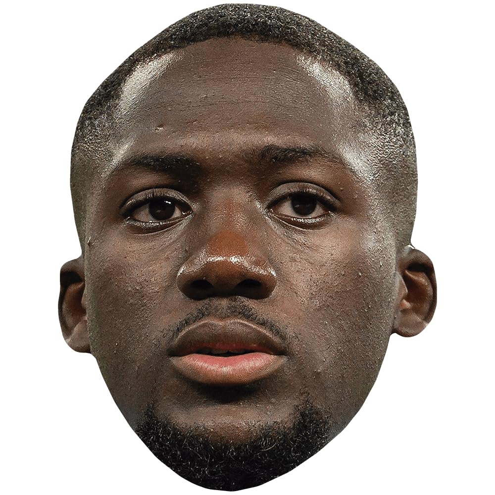 Ibrahima Konate (Goatee) Celebrity Mask, Flat Card Face, Fancy Dress Mask
