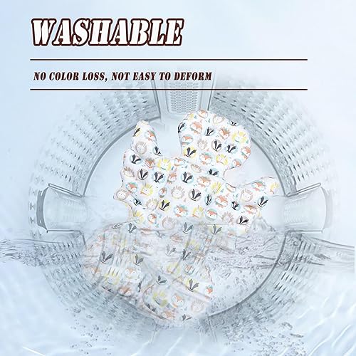 Miniatura 7 de Inserto de asiento de coche para bebé, inserto de asiento de bebé, almohadilla de asiento extra suave para cabeza y cuello, inserto perfecto para